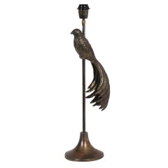 TABLE LAMP LONG TAIL BIRD WITH SADE     - TABLE LAMPS